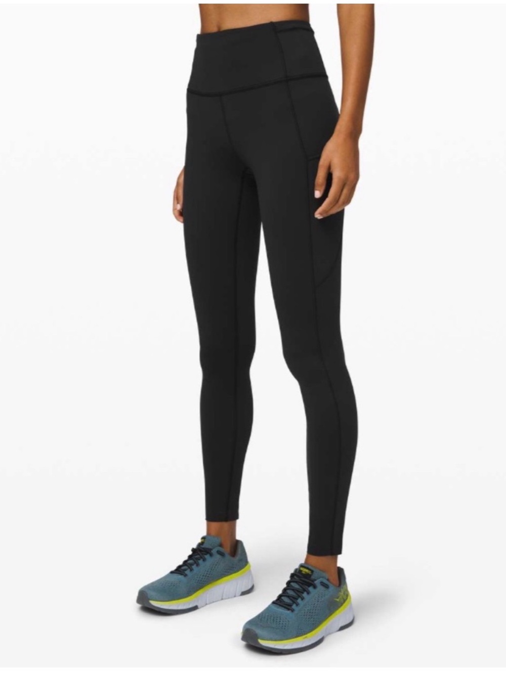 NWOT Lululemon Fast & Free 7/8 Tight II *Non-Reflective Nulux 25" in Black